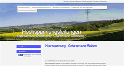 Desktop Screenshot of hochspannungsleitung.info