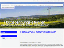 Tablet Screenshot of hochspannungsleitung.info